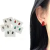 Pendientes Cuadrados Incrustados con Diamantes de Nuevo Estilo, Elegantes, Sencillos, Personalizados, Pendientes de Moda, Lujo Ligero, Pendientes de Alta Gama para Mujer al por Mayor