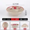 Vajilla Tradicional para Hot Pot Estilo Ciudad de Melamina, Platos Pequeños Especiales, Tripa, Intestinos de Pato, Bol para Sangre de Pato, Bol Azul con Línea Retro para Hot Pot de Chongqing