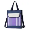 Bolsa de Tutoria para Aluno do Ensino Fundamental Bolsa de Mão Grande Espessa Bolsa para Livros de Tecido Oxford Bolsa para Aula no Contraturno Infantil Mochila de Ombro Único Transversal