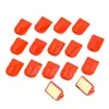 Gancho de marca festivo para bodas gancho fuerte sin perforaciones gancho adhesivo gancho de plástico rojo moneda de cobre gancho adhesivo para joyería pequeña al por mayor