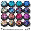 Explosões transfronteiriças estrela de cinco pontas nail art lantejoulas 3+4+6mm estrela ultrafina laser cebola dourada pó gota cola nail art jóias