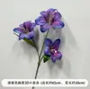 Flores Artificiales Moradas de Boda Elegante Boda Compromiso Banquete Montaje Techo del Salón de Bodas Decoración de Flores Artificiales Escenario Flores Guía de Camino