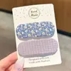 Flequillo de Lunares para Niñas Pinza Bb Estilo Coreano Dulce Versátil Pasador para Niñas Ovalado Color Caramelo Pinza Lateral para el Cabello Accesorio para el Cabello
