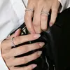 Anillo Brillante de Zirconia para Mujer, Diseño de Nicho, Lujo Ligero, Sensación de Alta Gama, Anillo para Dedo Índice Completamente de Diamante, Extremadamente Hermoso y Exquisito