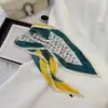 Lenço de Seda Coreano Fácil de Cuidar e Resistente a Amassados, Lenço Decorativo Pequeno para Pescoço com Padrão Paisley Listrado Bolinhas Diamante Fashion Retrô, Lenço de Cabeça, Lenço