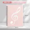 Clipe para partitura clipe de música clipe para partitura de piano clipe de piano de folha solta livro de armazenamento de partituras livro de dados pasta livro de partituras