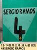 13-14 Real Madrid Local Adulto B Productos 4#SERGIO RAMOS Número de Camiseta Letra Caliente
