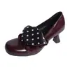 Zapatos de tacón alto con plataforma para mujer, estilo retro francés a la moda, nuevos para 2026, estilo primavera y otoño, para mujeres menudas, para combinar con vestidos, zapatos Mary Jane de moda