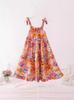 Nuevo Estilo Algodón Seda Encaje Hoja de Loto Falda Larga Oscilante Ajustable Falda Interior Niños Grandes Vestido Bohemio Vacaciones en la Playa