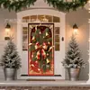 Cortinas para Puerta de Navidad, Banderas para Puerta, Cajas de Regalo, Decoraciones para Interiores y Exteriores, Banderas para Eventos Festivos, Envío Transfronterizo