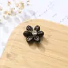 Estilo Coreano Seda de Cobre Flor de Cristal Estilo Niña de las Flores Flor de Seis Pétalos diy Mini Pasador de Pelo Pendientes con Cuentas Accesorios de Pendientes