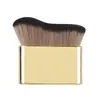 Brocha Contorneadora en Forma de Ola, Brocha para Base de Maquillaje, Brocha para Maquillaje Líquido BB Cream Sin Marcas, Cepillo para Cuidado de la Piel y Cuerpo, Brocha Aplicadora de Humectante