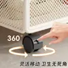 Estante de almacenamiento para baño para espacios estrechos, estantería de piso de varias capas para esquina, para baño, balcón o al lado de la lavadora