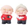 Adornos decorativos para pastel de cumpleaños de un anciano, tetera, gatos, abuelo, celebración del cumpleaños de la abuela, complemento