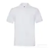 Camiseta Publicitaria de Jersey de Algodón Poliéster Logo Bordado Personalizado Mismo Estilo para Hombre y Mujer Camiseta con Cuello Polo 200g Talla Grande Ropa de Trabajo Uniforme Escolar DIY