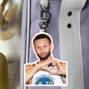 Curry fondo blanco acrílico llavero de doble cara colgante para mochila soporte periférico de imagen TikTok mismo estilo