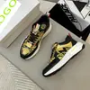 Estação Europeia Comércio Exterior Couro de Vaca Leve Calçados Esportivos Sapatos Masculinos de Luxo Fábrica de Guangzhou