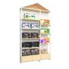 Tienda de Suministros para Madres y Niños Estante para Leche en Polvo Vitrina Tienda de Centro Comercial Vitrina Creativa de Madera para Pañales de Pie Multicapa