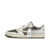 Zapatos de hombre AJ Putian transfronterizos, AJ1 Guerrero Negro inverso, zapatillas de baloncesto co-branded Rayo Hiroshi Fujiwara, zapatillas de caña baja, Jordan 1 para mujer