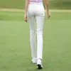 Calças de Golfe Pgm para Mulheres, Calças Longas com Alta Elasticidade, Tecido Impermeável, Corte Slim, Calças Esportivas Casuais para Mulheres