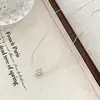 Colar com Pingente de Cacho de Uva com Contas Redondas Pequenas para Mulheres, Design de Nicho, Estiloso, Simples, Luxo Acessível, Corrente para Clavícula, Colar Fino