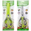 Fabricante en stock tijeras de cocina multifuncionales de acero inoxidable para refrigerador caja de color para tarjetas tijeras fuertes desmontables para huesos de pollo y alimentos