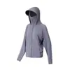 Ropa de protección solar para exteriores para mujer con visera, ala ancha de goma negra, fresca y ligera, transpirable, bolsillos grandes, ropa de protección solar