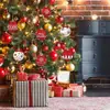 Adornos de Madera en Forma de Bola Navideña Transfronterizos para Decoraciones Navideñas, Decoraciones del Hogar, Decoraciones de Fiesta y Creación de un Ambiente Familiar