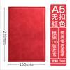 En stock Cuaderno de negocios con hebilla A5 B5, suministros de oficina sencillos, caja de regalo, bloc de notas, logotipo personalizable