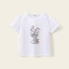 Camiseta de manga corta para niñas, ropa de verano para niños, camiseta nueva de algodón holgada con dibujos animados para niños, ropa de verano para niños