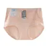 Roupa íntima feminina de cintura média que cobre o quadril 2024 Novo Shorts de Algodão Puro Amigo da Pele Splicing de Algodão 7A Antibacteriano Renda na Virilha