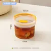 Caja de Almacenamiento para Sopa en Congelador, Contenedores Porcionados, Frascos Sellados para Caldo y Sopa de Huesos en Refrigerador, Botellas de Miel de Grado Alimenticio, Frascos de Almacenamiento para Medicina Tradicional China