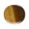 Piedra Cruda de Cristal Natural Lámina de Ágata Piedra de Energía Lámina Conformada Oficina Ovalada Piedra para Aliviar la Preocupación Chip de Agua Al Por Mayor