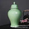Tarro General de Cerámica Jingdezhen al por Mayor Tarro de Almacenamiento de Esmalte de Color Creativo Estilo Chino Decoración Suave para el Hogar Jarrón