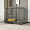 Jaula Plegable para Perros Medianos y Pequeños Jaula para Gatos de Interior para el Hogar Suministros para Mascotas Dropshipping Venta al por Mayor Perrera