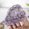 Decorações de Resina Asas Cristal Natural Pedra Britada Artesanato Decoração de Casa Prato de Frutas de Resina Prato de Exibição de Pedra Recipiente de Cristal