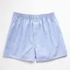 Calça Seta Roupa Íntima Masculina Algodão Tecido Solta Respirável Calça de Dormir Casa Tamanho Plus Shorts Boxer