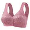 Comércio Exterior Mais Vendido Tamanho Plus Abertura Frontal Botão Sutiã para Mãe Mulheres Meia-Idade e Idosos Suporte Sem Fio Push-Up Anti-Queda Sutiã Estilo Colete