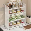 Estante Multicapa para Especias y Tazas de Encimera de Cocina, Organizador de Escritorio, Estante para Snacks de Mesa de Comedor, Portavasos para Sala de Estar