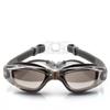 Gafas de Natación con Tapones para los Oídos para Hombres y Mujeres Buceo Galvanoplastia Alta Definición Impermeable y Antivaho Adulto Profesional Multicolor Ajustable Equipo de Natación