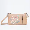 2026 Nuevo Estilo Nacional Bordado Flor Pequeño Bolso Mujeres 2026 Nuevo Retro Versátil Bolso de Hombro Cruzado