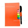 Venta al por mayor del fabricante Color opcional Portalápices de PU para negocios Bloc de notas de bolsillo portátil con notas adhesivas Bloc de notas con logotipo impreso