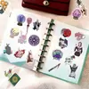 50 Pegatinas Nuevas de Brujas Transfronterizas Pegatinas Impermeables Material para Decoración DIY de Maleta, Cuaderno, Patineta Pegatinas