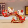 Nuevo Ornamento Ruyi de Oveja Tendencia Nacional China Bolsa de la Suerte Calabaza Combinación Sala de Estar Entrada Mueble de TV Artesanías para el Hogar Regalos