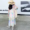 Vestido de Verano para Niñas 2026 Nuevo Casual Estilo Coreano Vestido Chaleco Floral para Niños Mayores Tendencia Transfronteriza