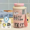 Nuevo Vaso Frío Aislado Estrella de Mar Rosa Princesa Por Favor Sé Feliz Regalo para Niñas Para Salir Estudiantes Taza de Café Moderna