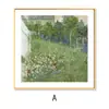 Diecisiete Obras Maestras Nórdicas de Arte de Nicho: Arte de Pared para Sala de Estar, Pinturas Decorativas Estilo Madera para Comedor, Murales de Pared de Van Gogh y Monet para Dormitorio