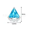 Pendientes Triangulares de Zirconia de Aleación de Titanio F136 Clavos para Labios Rosca Interna G23 Titanio Piercing Joyería para Piercing Clavos para Cabeza Hueso de la Oreja