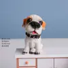 Micro-paisagem Esquadrão de Cachorros Fofos Ornamento de Resina Desktop Escritório Cura Cultural Criativo Presente Pequeno Ornamento Atacado