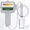 Probador de cloro residual para el hogar 2 en 1, ABS, para hospitales, acuicultura, piscinas, spas, bolígrafo de prueba de doble aguja para cloro total y valor de pH
